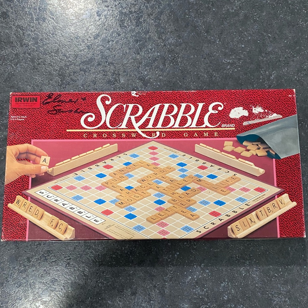 Retro Scrabble game 1989